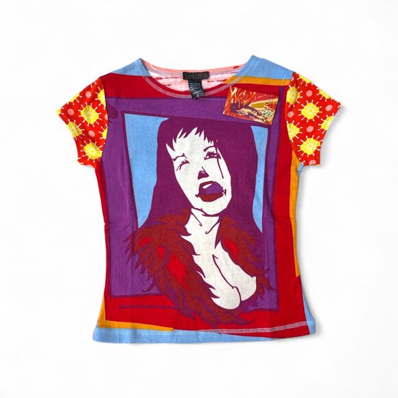 Hayes/Custo Barcelona Vintage Y2k T-Shirt Size Small - Picture 1 of 3